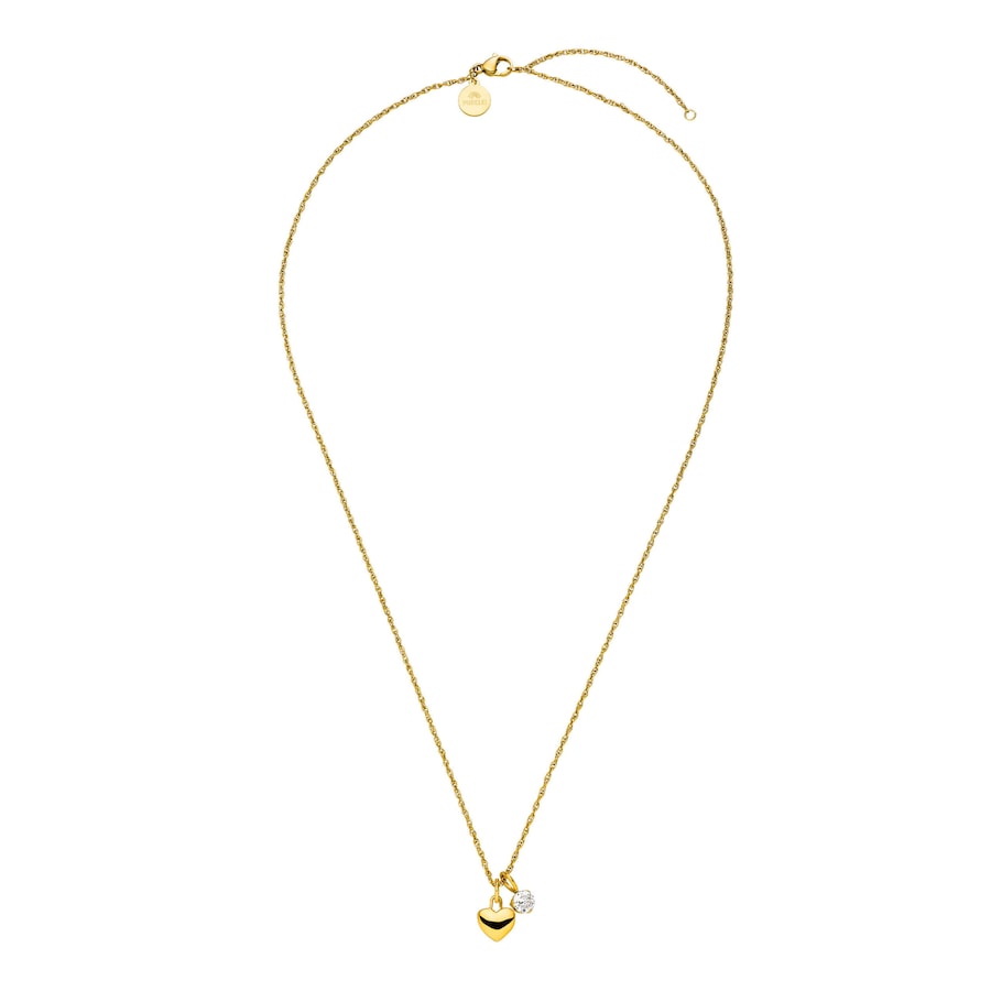 Purelei Brave Kette 100% Edelstahl Gold Hellbraun Damen