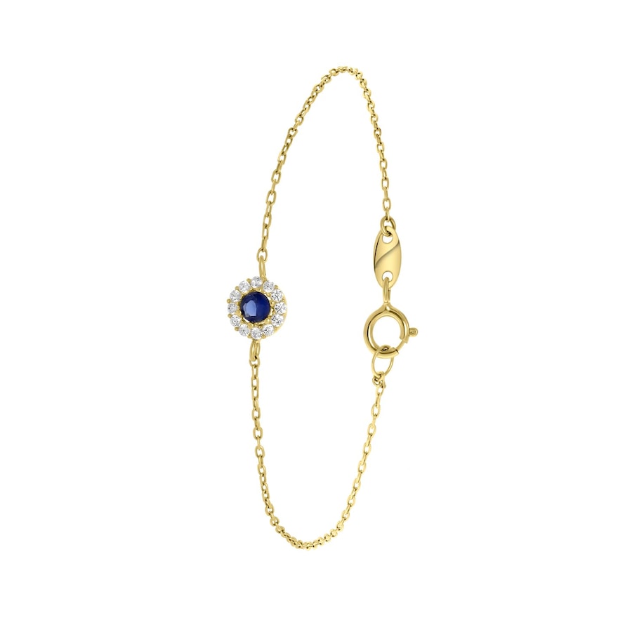 Lucardi Armband 585 Gold - goldfarbig Damen