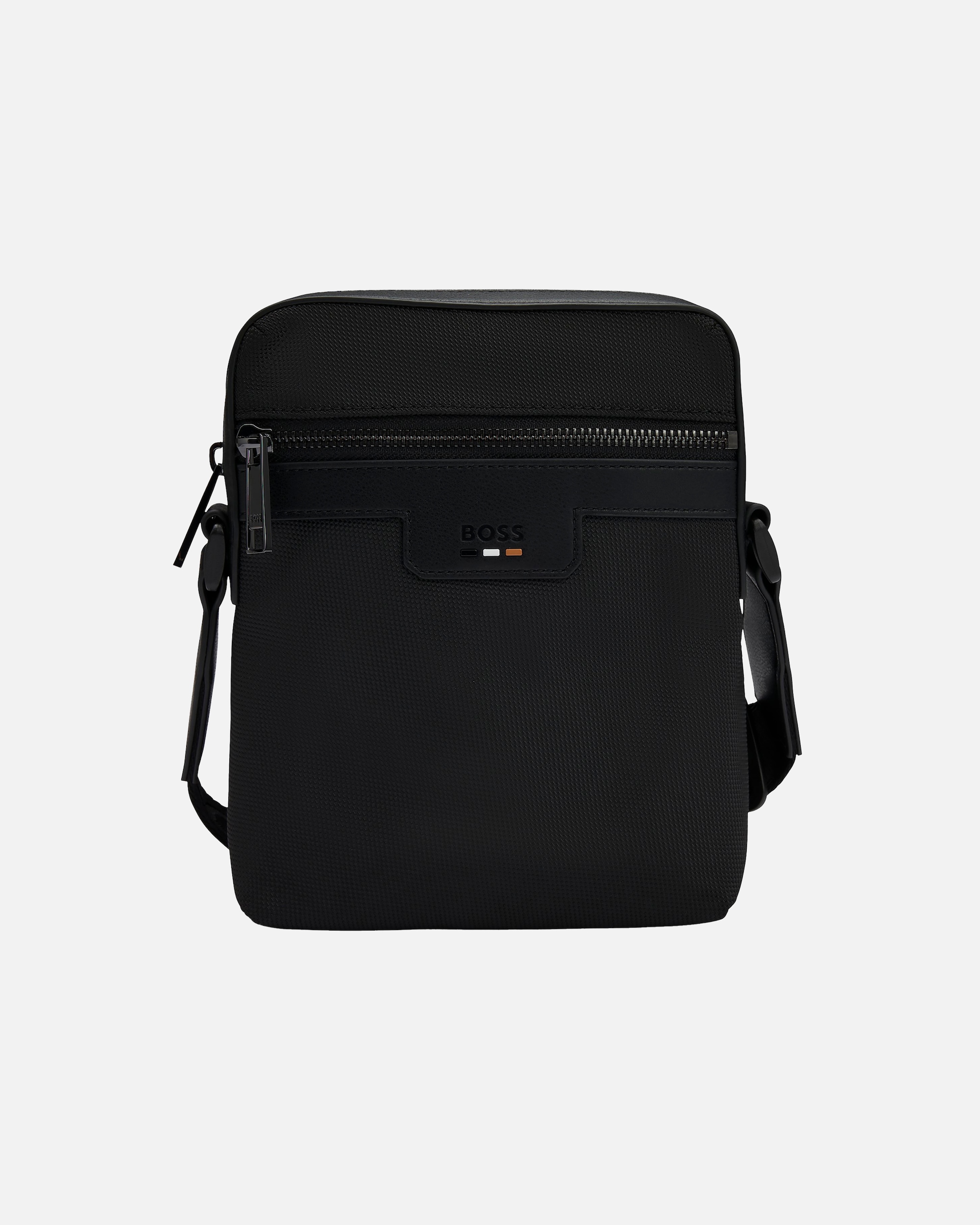 Umhängetasche für Männlich Hugo Boss Umhängetasche Ray Nylon Zip Black