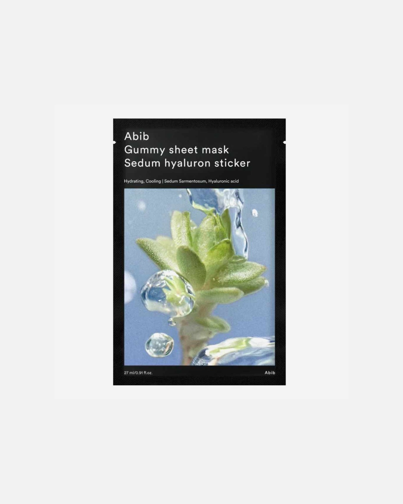 Tuchmaske für Unisex Abib Default Brand Line Gummy Sheet Mask Hyaluron Sticker 27 ml