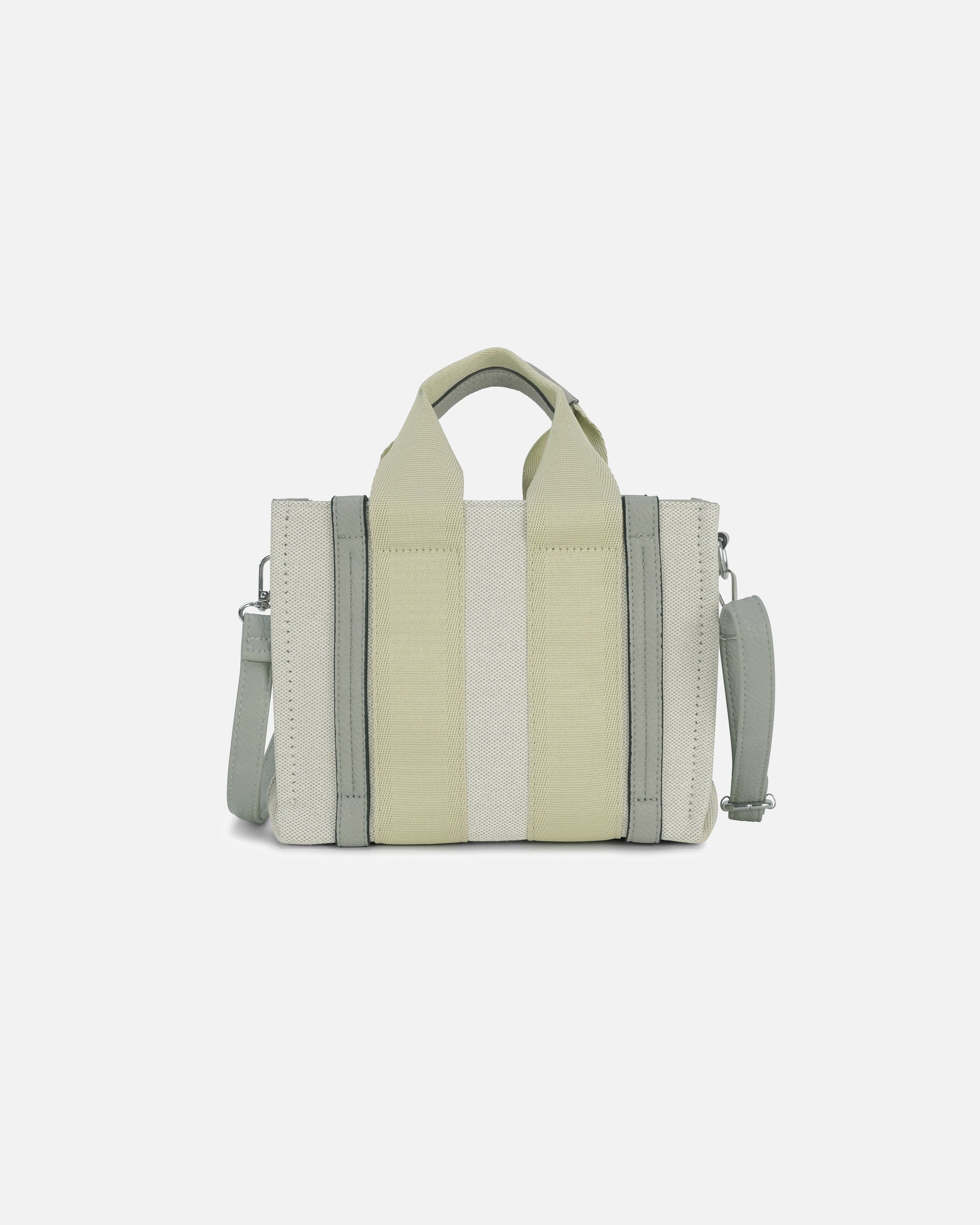 Umhängetasche für Unisex HARPA Crossbody-Tasche TAMI Canvas-Streifen grau
