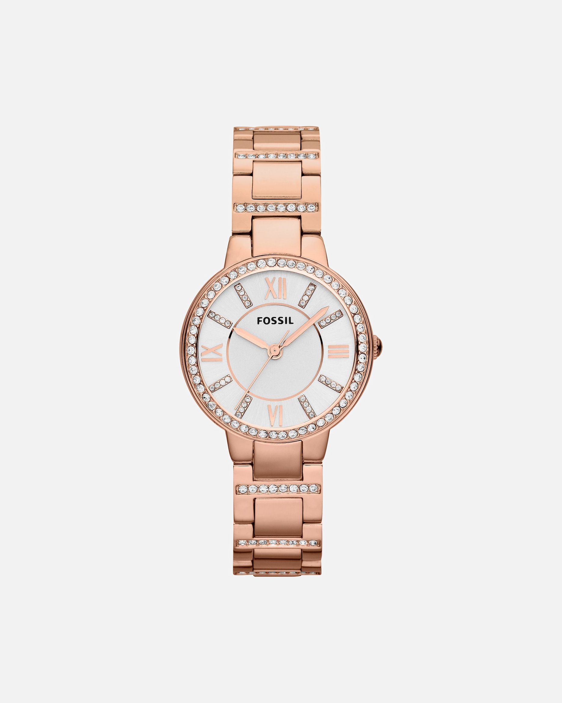 Uhr für Weiblich Fossil Damenuhr Edelstahl roségold