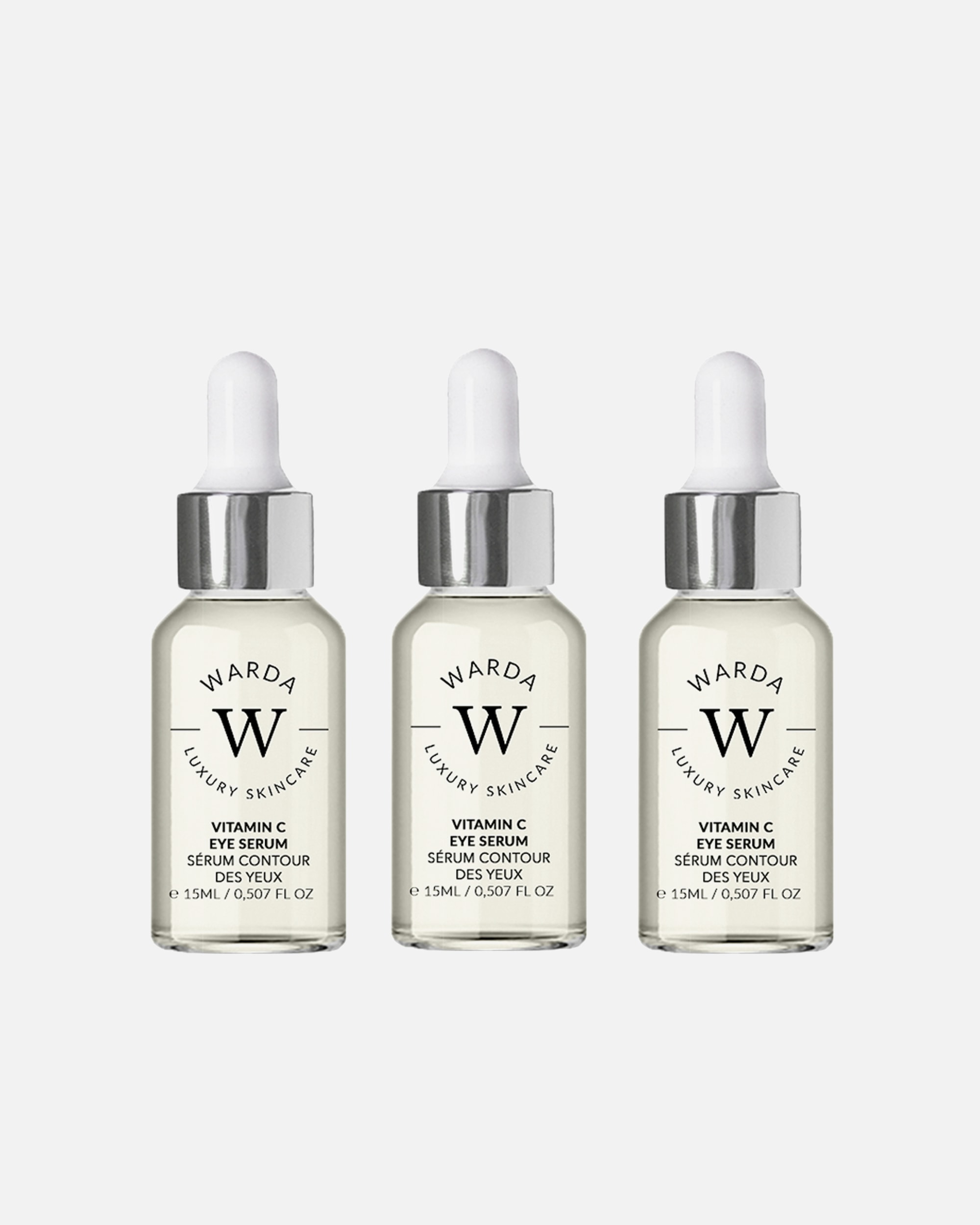 Augenserum für Weiblich WARDA LUXURY SKINCARE Vitamin C Augen Trio 1 Stück