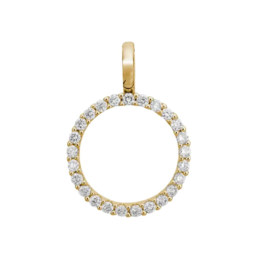 Lyomi Anhänger 585/- Gold Diamant Lab Grown 0,28ct. gelb vergoldet Damen