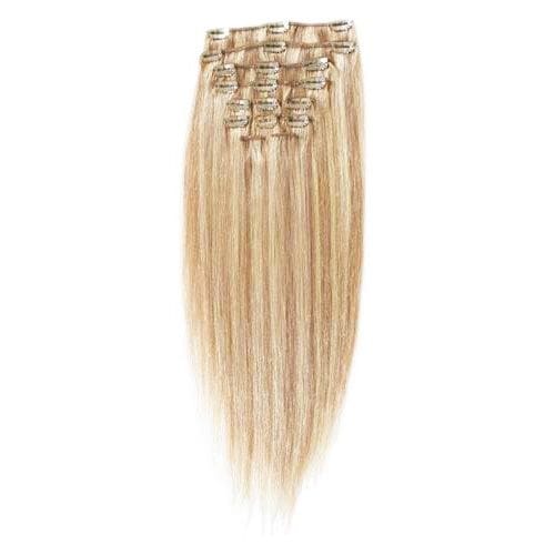 Fashiongirl Clip-in Extensions Feuerrot - 65 cm #27/613 Hellblond Mix 50 Hellbraun