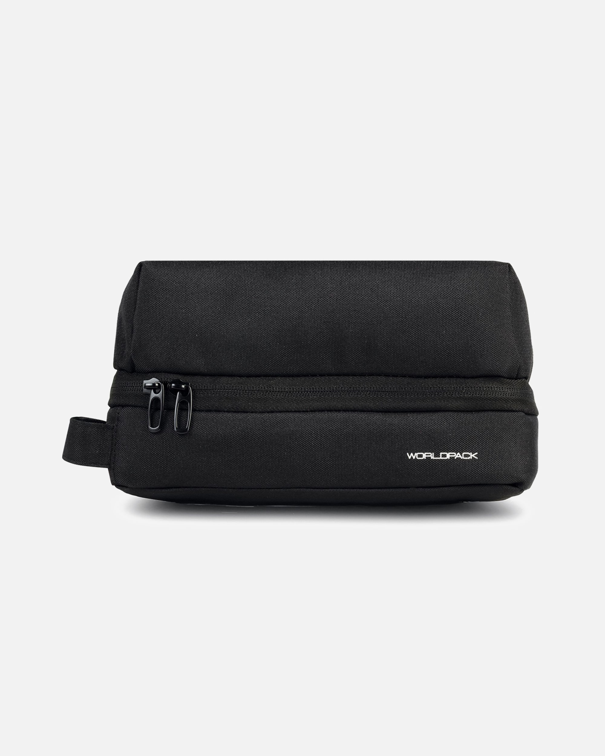 Kulturtasche für Männlich Worldpack Kulturbeutel schwarz