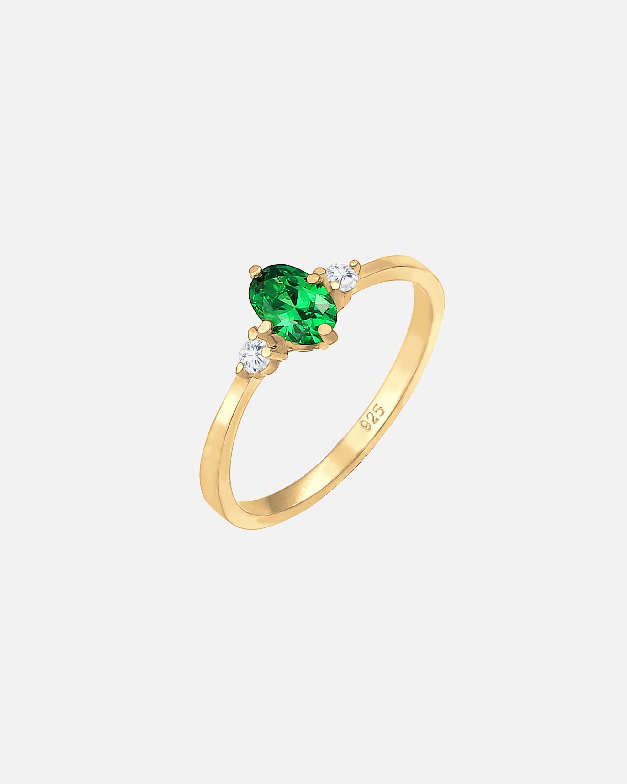 Ring für Weiblich Elli Bandring Verlobung Zirkonia Kristalle 925 Silber 58