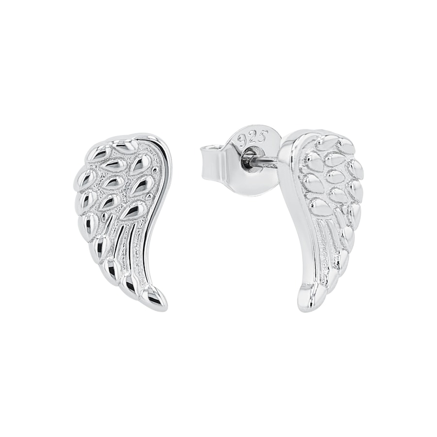 amor Ohrstecker Silber Weiss Damen