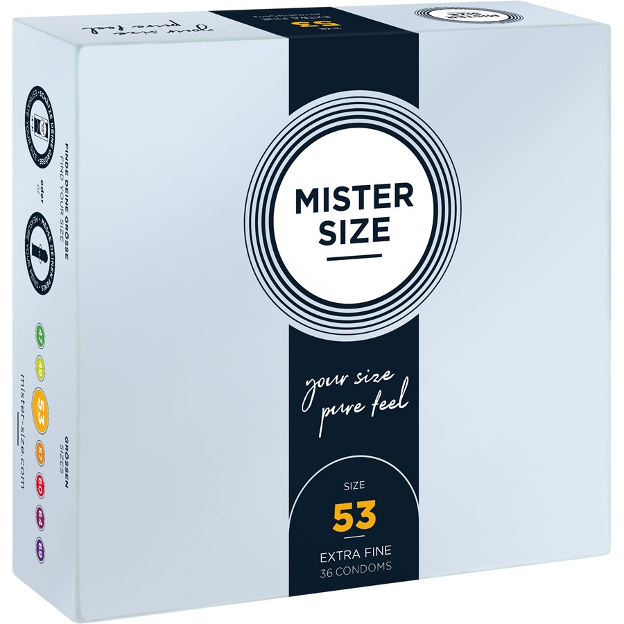 Mister Size Pure Feel 53 mm - Größe M Herren