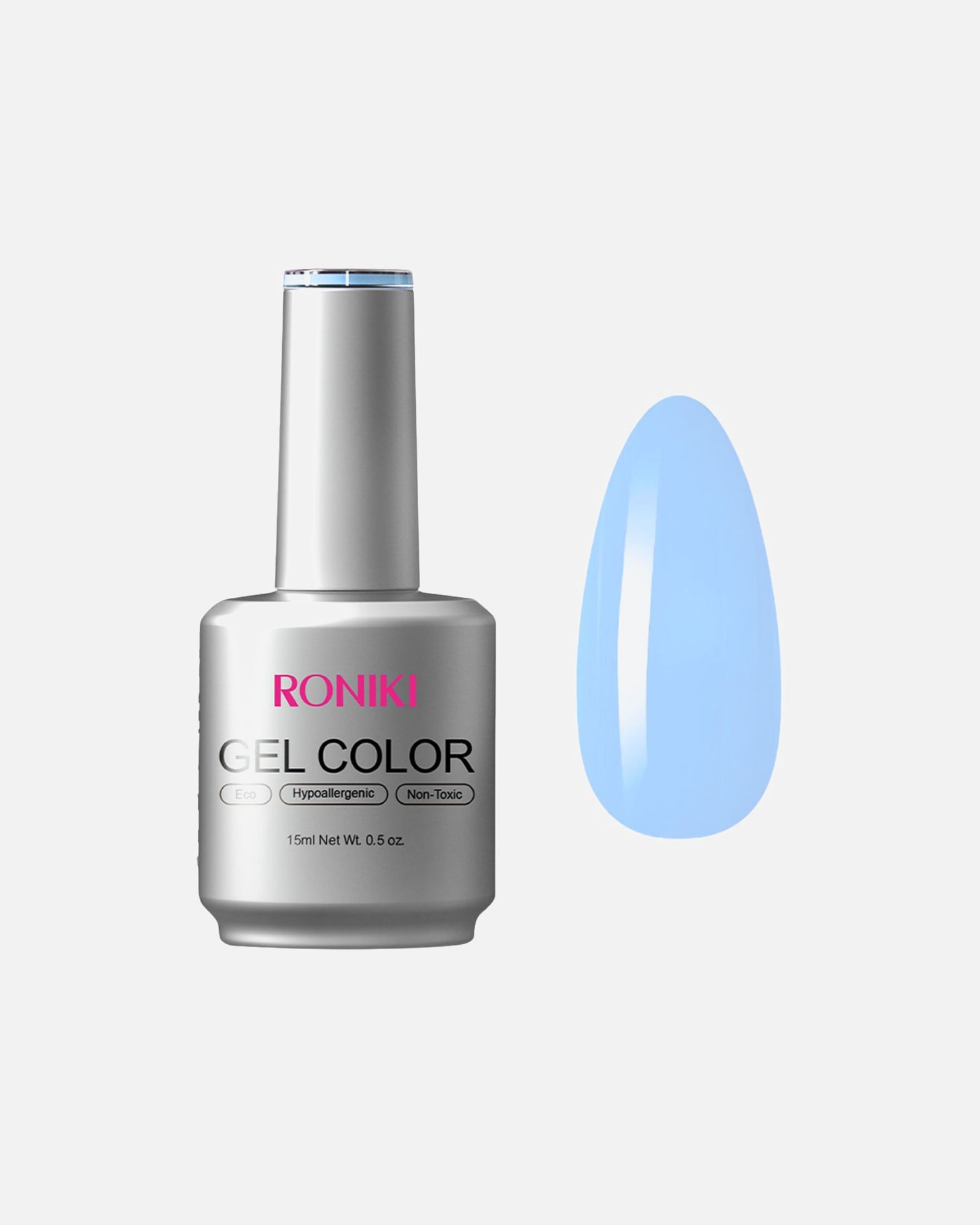 UV-Nagellack für Weiblich UNIQ RONIKI Macaron Gel Serie Pale Cerulean