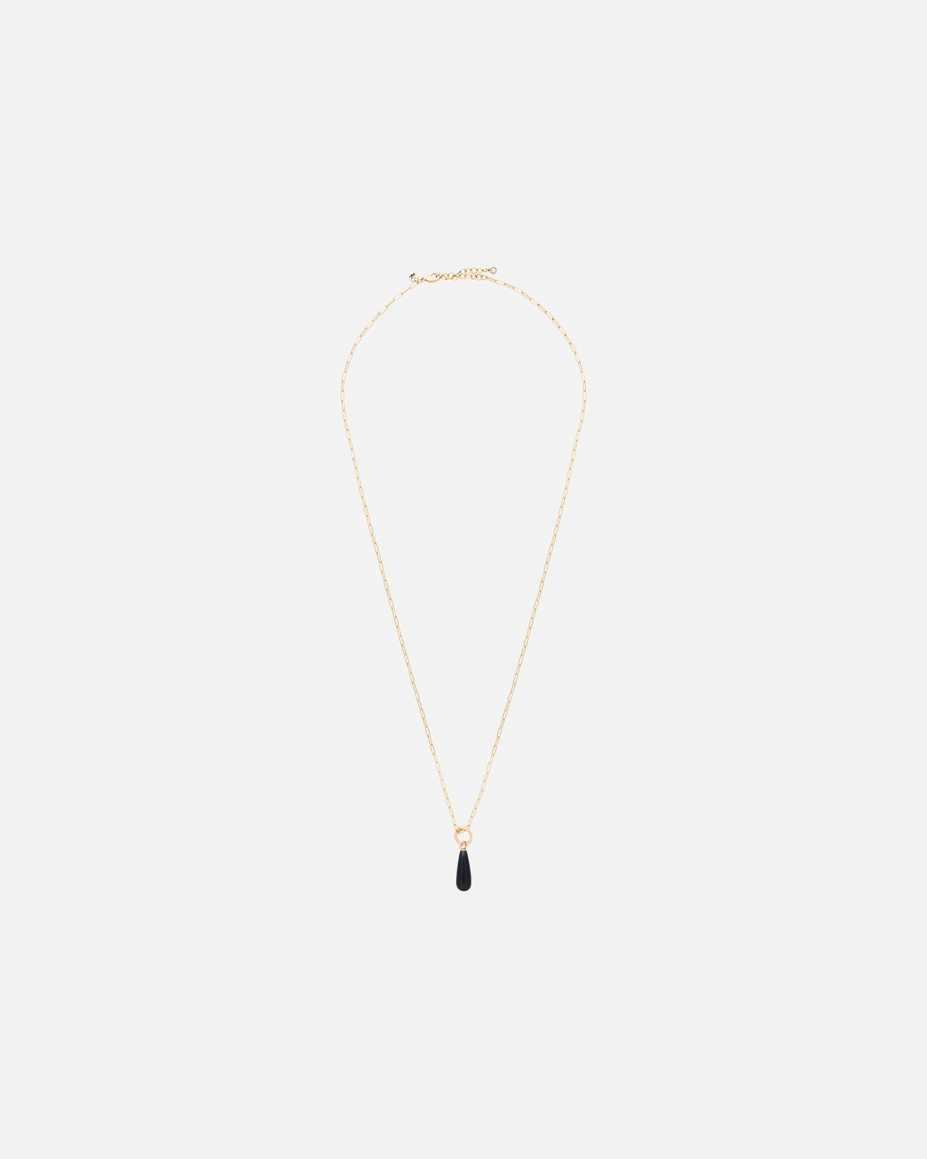 Halskette für Weiblich A&C Oslo – Nordic Design Jewellery Default Brand Line Kette Mit Anhänger 'Vintage Drops' schwarz
