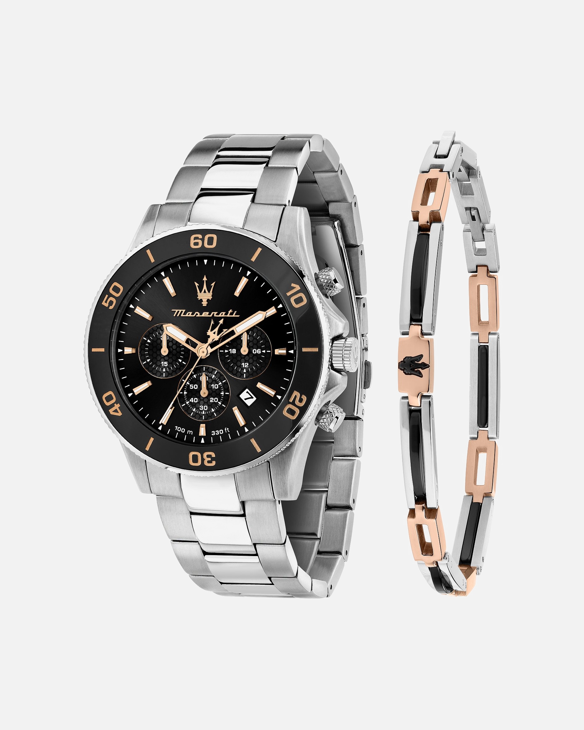 Uhr für Männlich Maserati Uhren-Set Edelstahl, Edelstahl 1 Stück