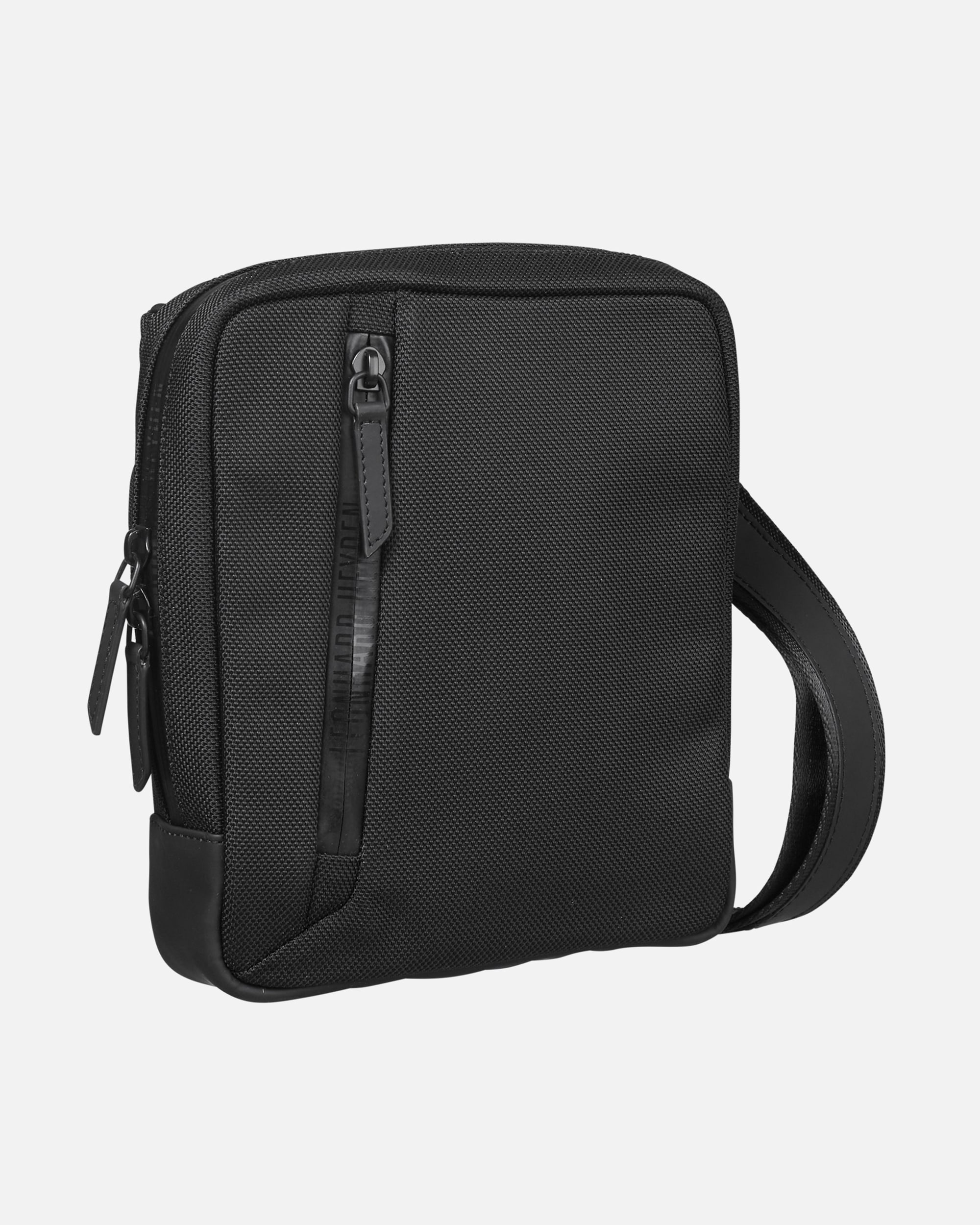 Clutch für Männlich Leonhard Heyden Helsinki Umhängetasche schwarz
