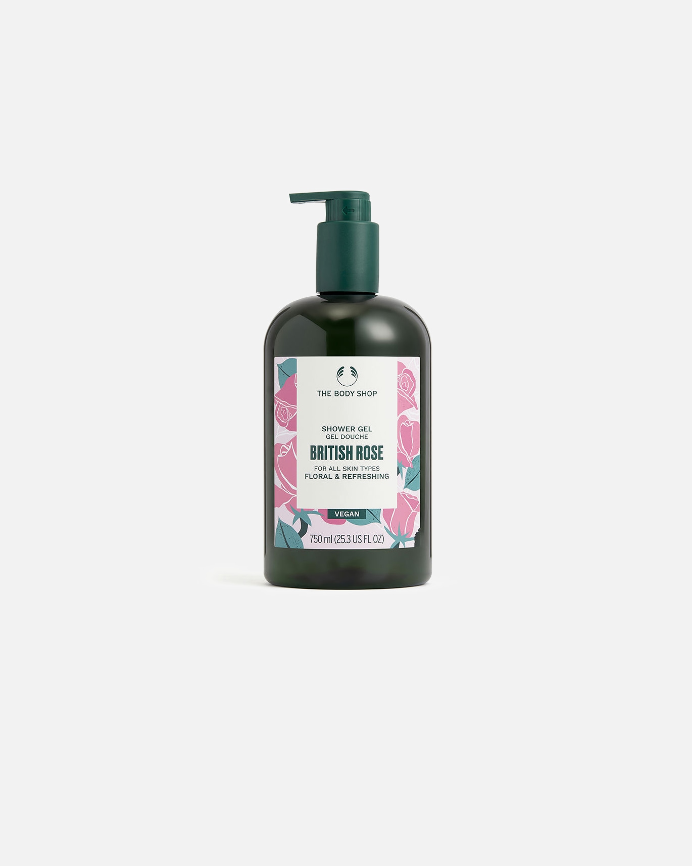 Duschgel für Weiblich The Body Shop BRITISH ROSE gel de ducha 750 ml