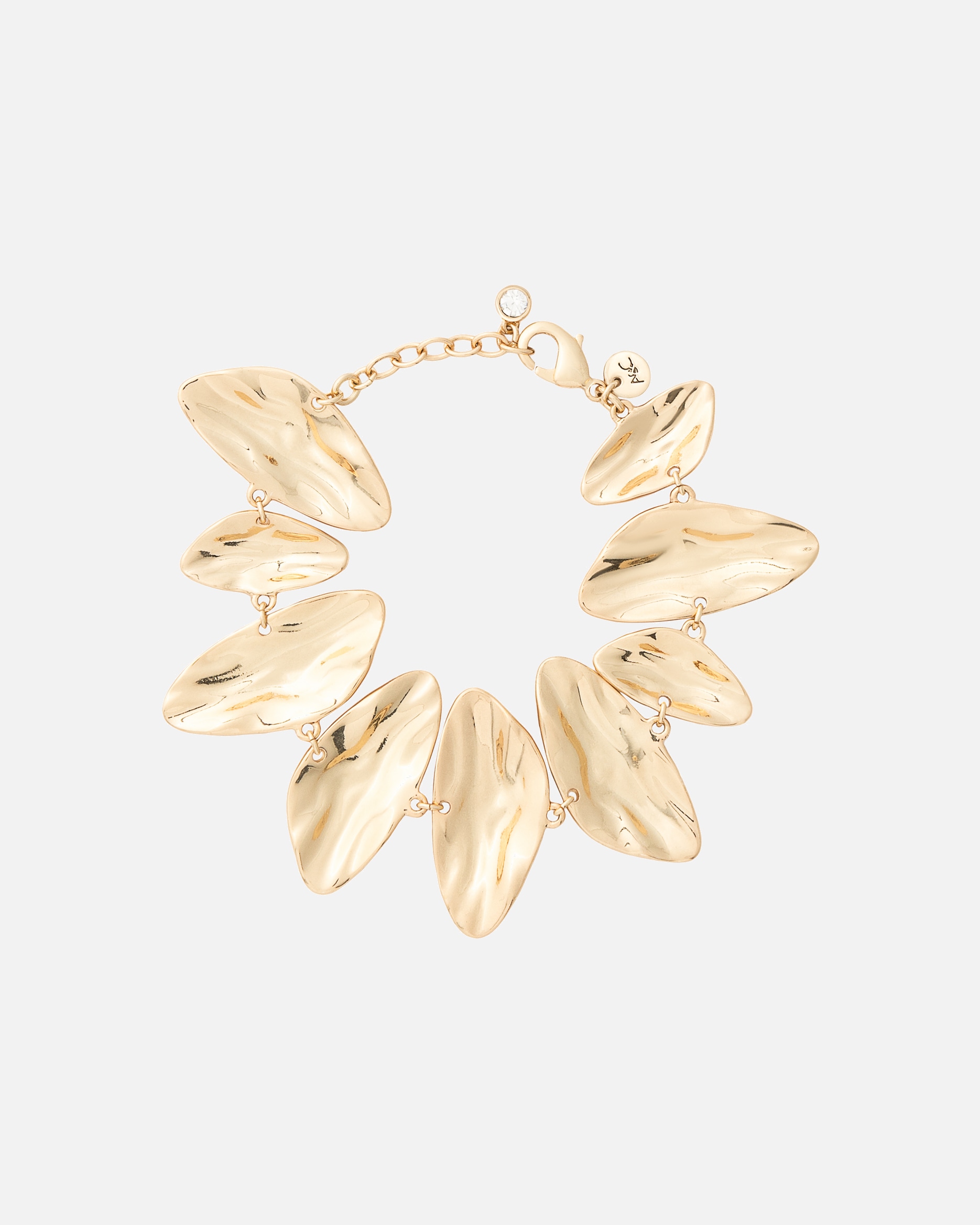 Armband für Weiblich A&C Oslo – Nordic Design Jewellery Default Brand Line Armband 'Swells Gold' gold