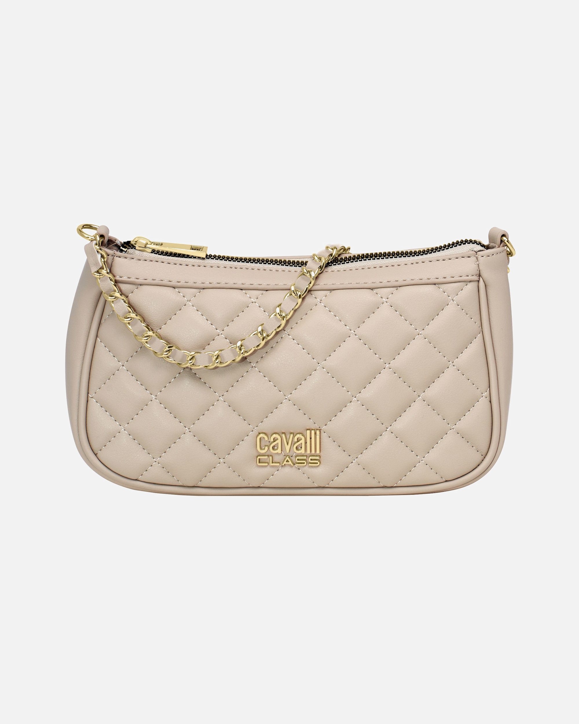 Clutch für Weiblich Cavalli Class Default Brand Line Dorotea Schultertasche beige
