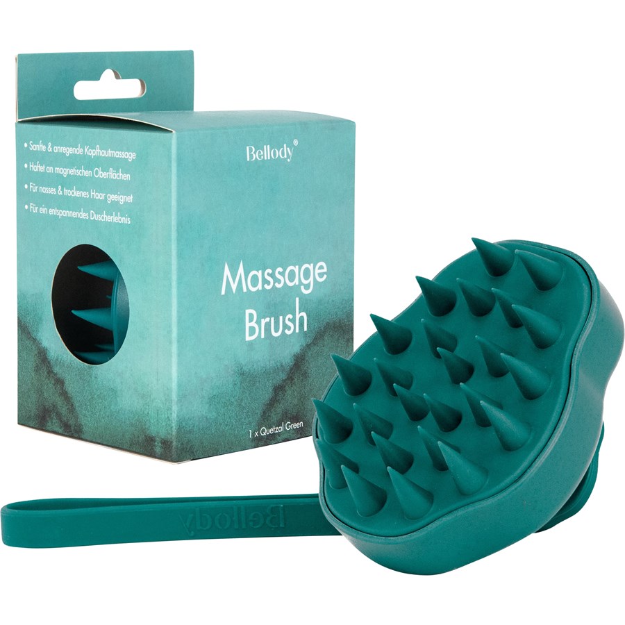 Bellody Scalp Massage Brush Quetzal Green Petrol