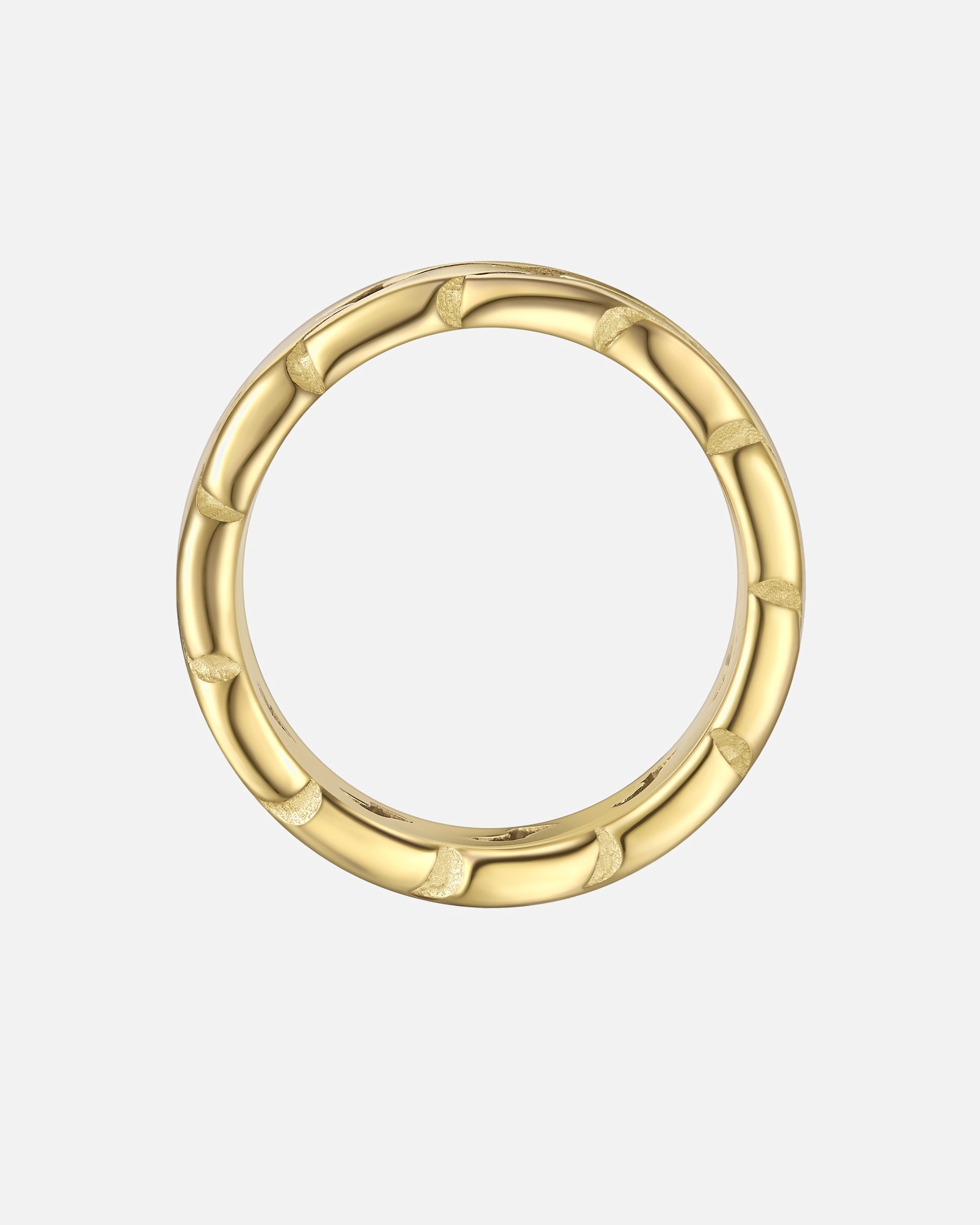 Ring für Männlich True Rebels Ring aus Edelstahl in gelbgold 66