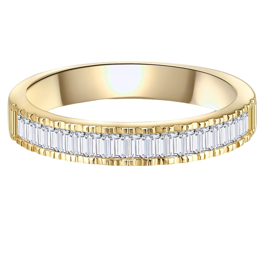 Glanzstücke München Ring aus Sterling Silber in gelbgold mit Zirkonia 60 Damen