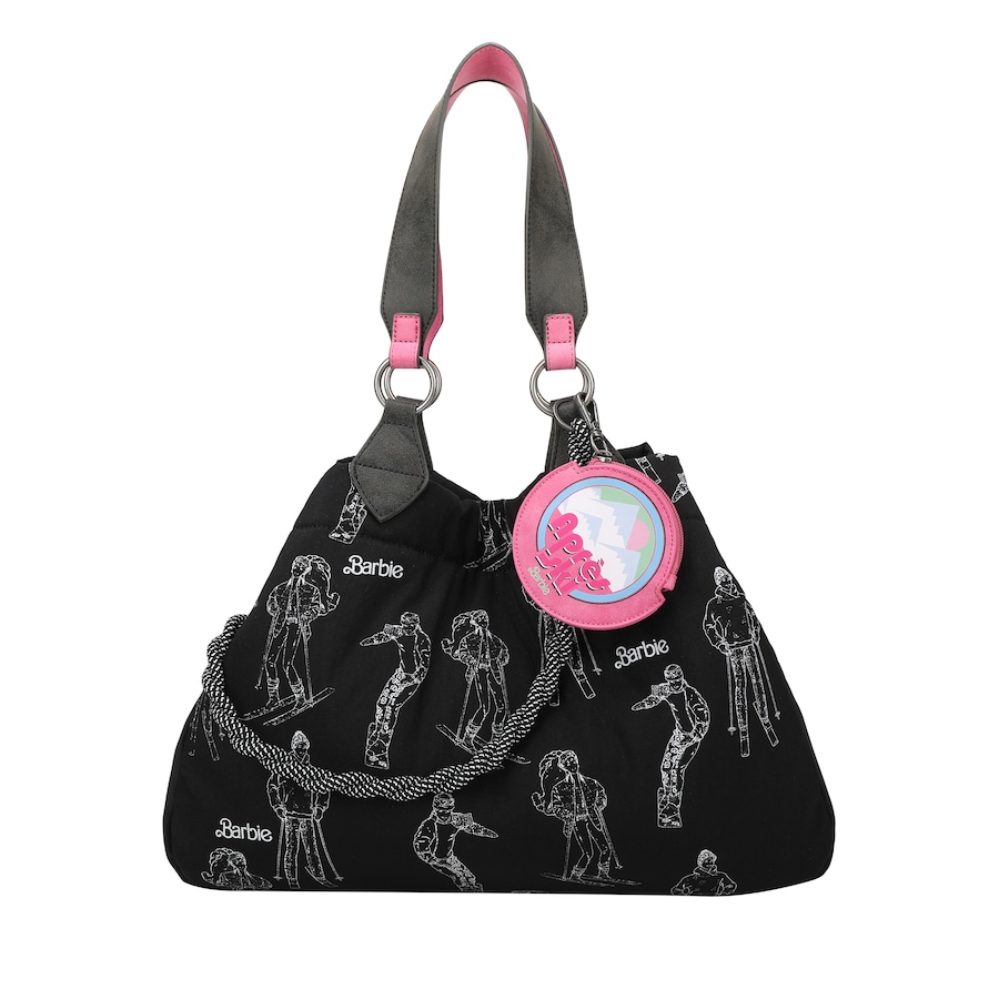 Fritzi aus Preußen Shopper Apres Ski Limited Barbie mit angesagtem Barbie-Print schwarz Damen