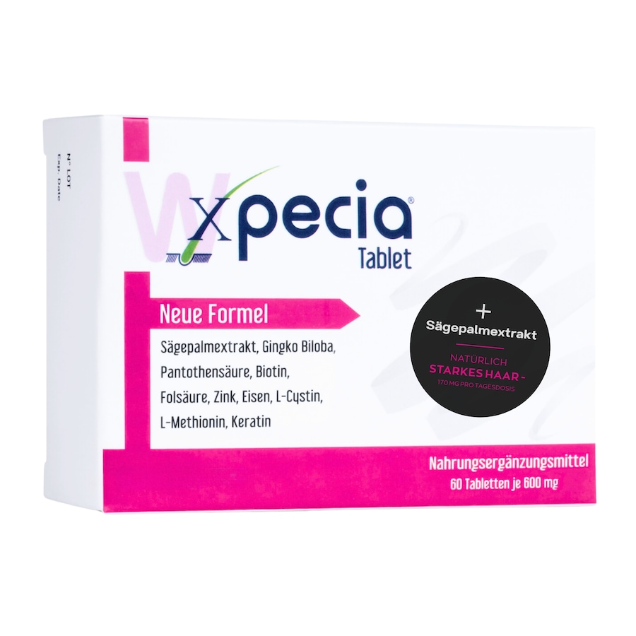 Xpecia Tabletten bei Haarausfall durch Hormone, Stress oder Nährstoffmangel für Frauen 36 g Damen