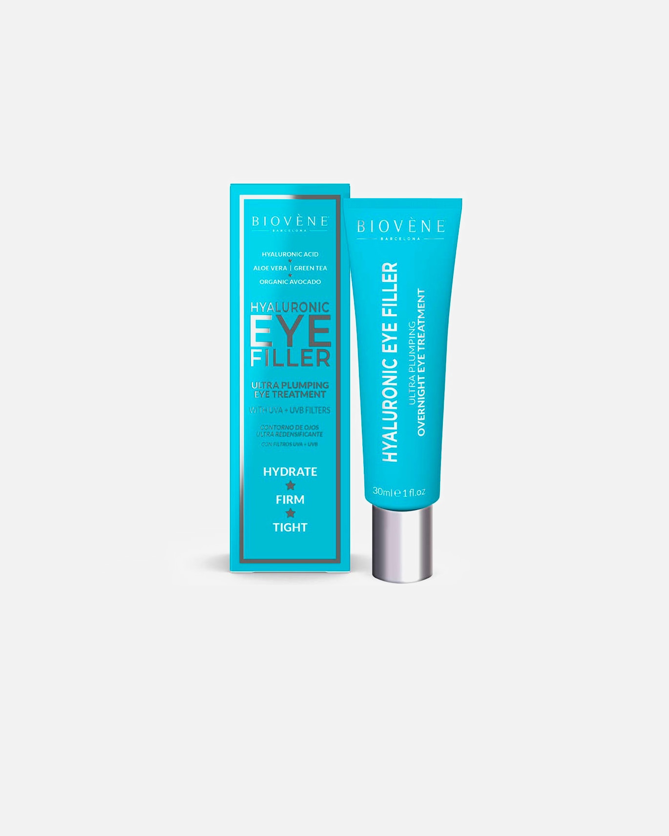 Gesichtscreme für Weiblich Biovène Hyaluronsäure-Augenfiller – ultra-aufpolsternde Augenbehandlung 30 ml