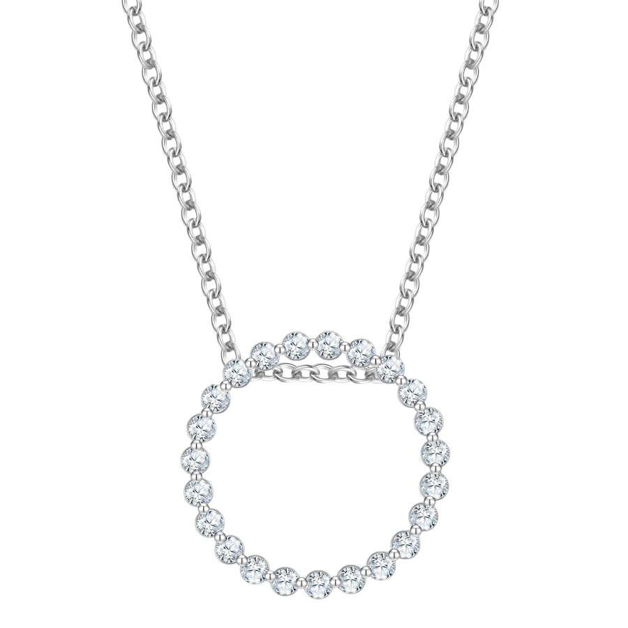 Glanzstücke München Halskette aus Sterling Silber in mit Zirkonia 40,0 cm Basiskette + 5,0 Verlängerung Damen
