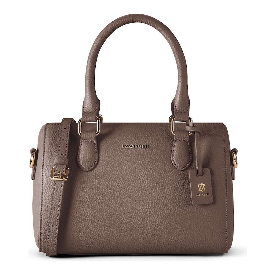 Lazarotti Bologna Leather Henkeltasche taupe Braun Damen
