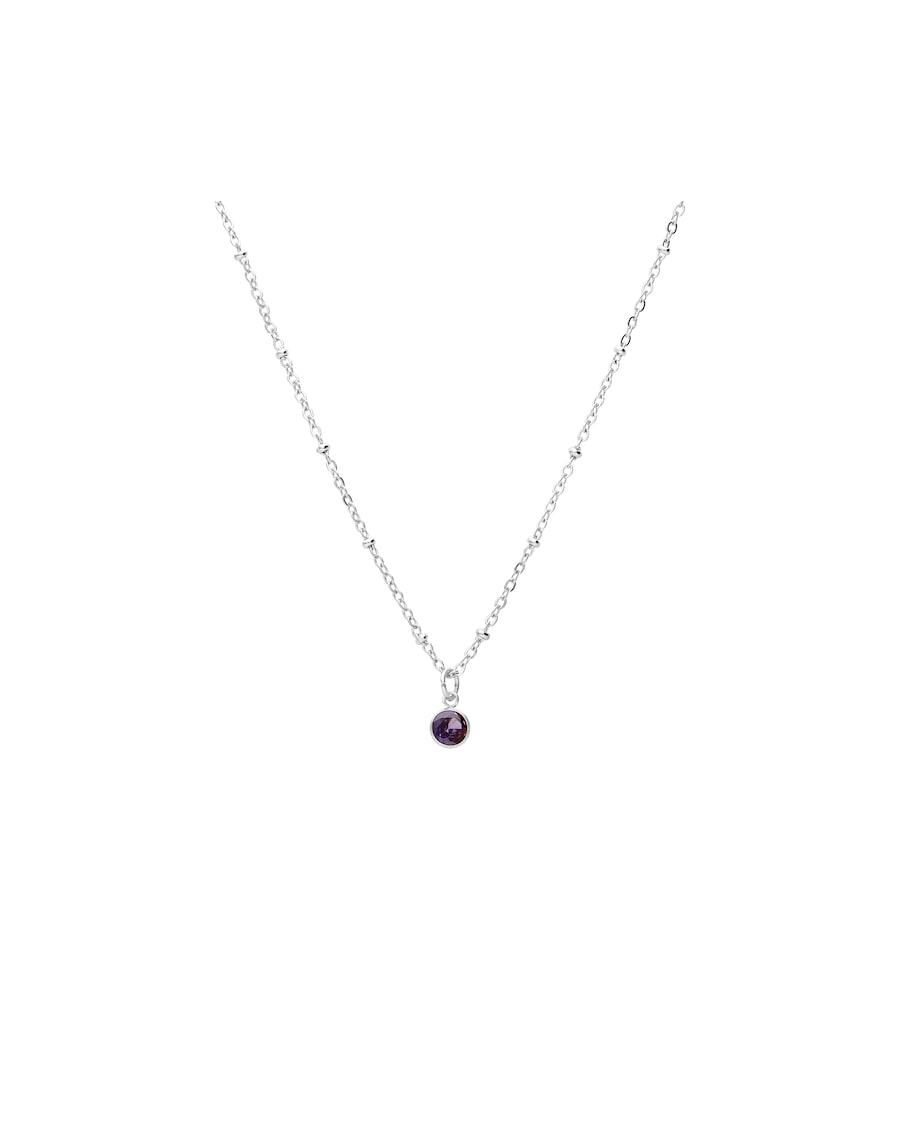 Lucardi Halsketten Silber - Februar Damen