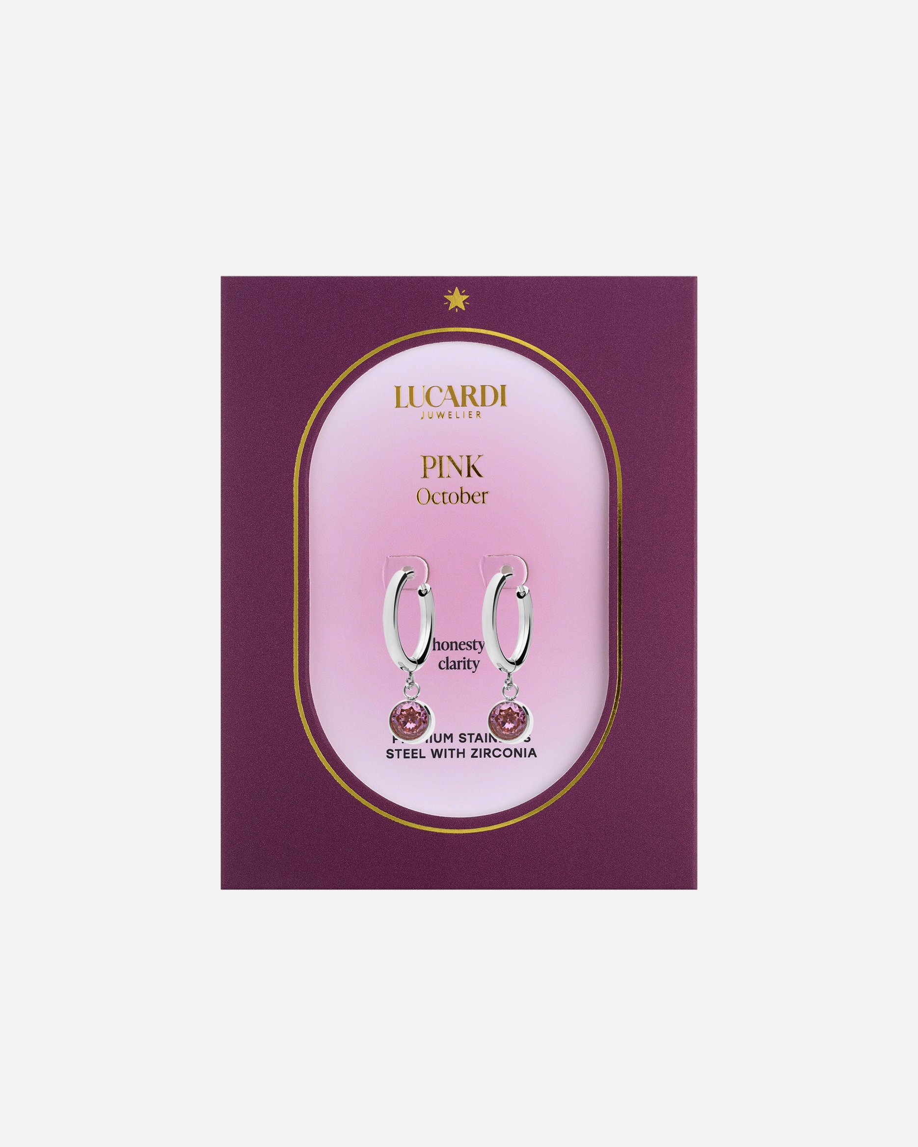 Ohrringe für Weiblich Lucardi Ohrringe Silber - Oktober