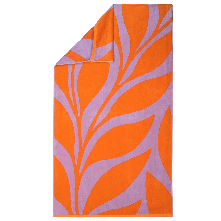 Vossen Strandtücher Ocean Leaf orange - 0001 100x180 cm