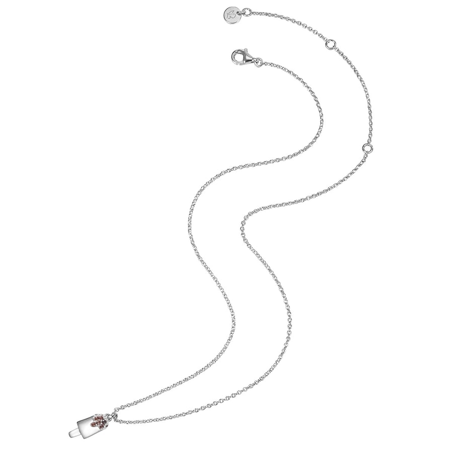 Glanzstücke München Halskette Eis Sterling Silber Zirkonia in Silver Damen