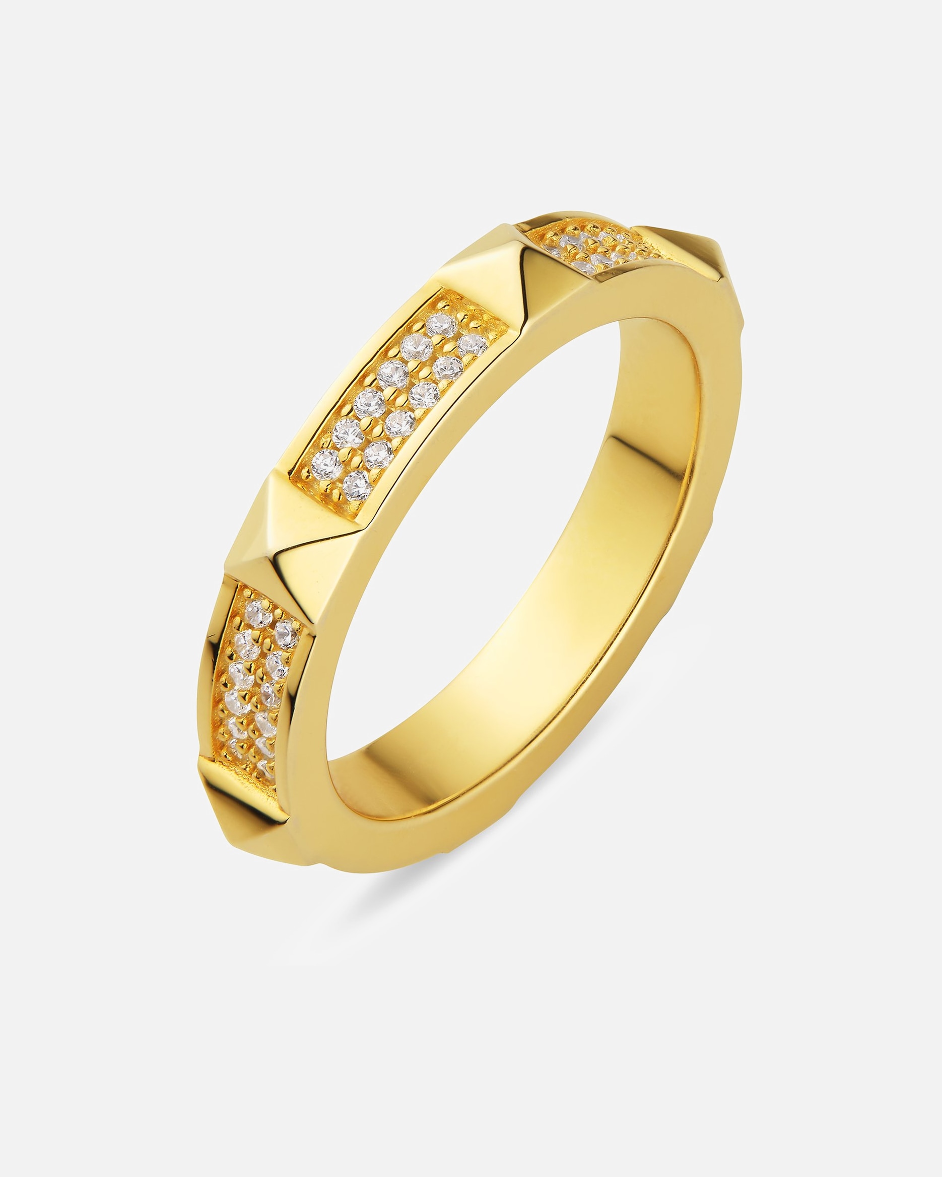 Ring für Weiblich Jette Damenring 925er Silber, recycelt 53