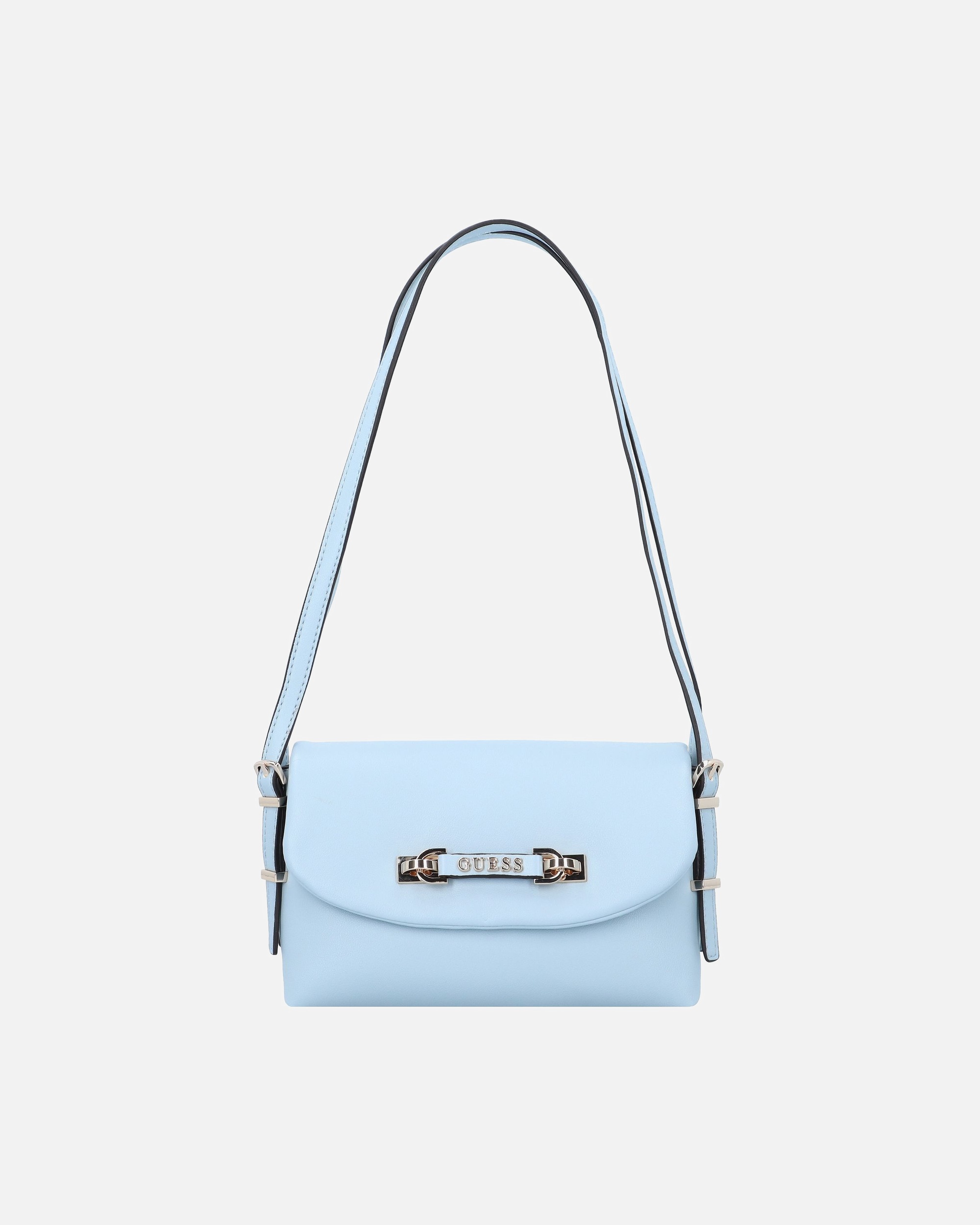 Clutch für Weiblich Guess Lefia Schultertasche misty Blue