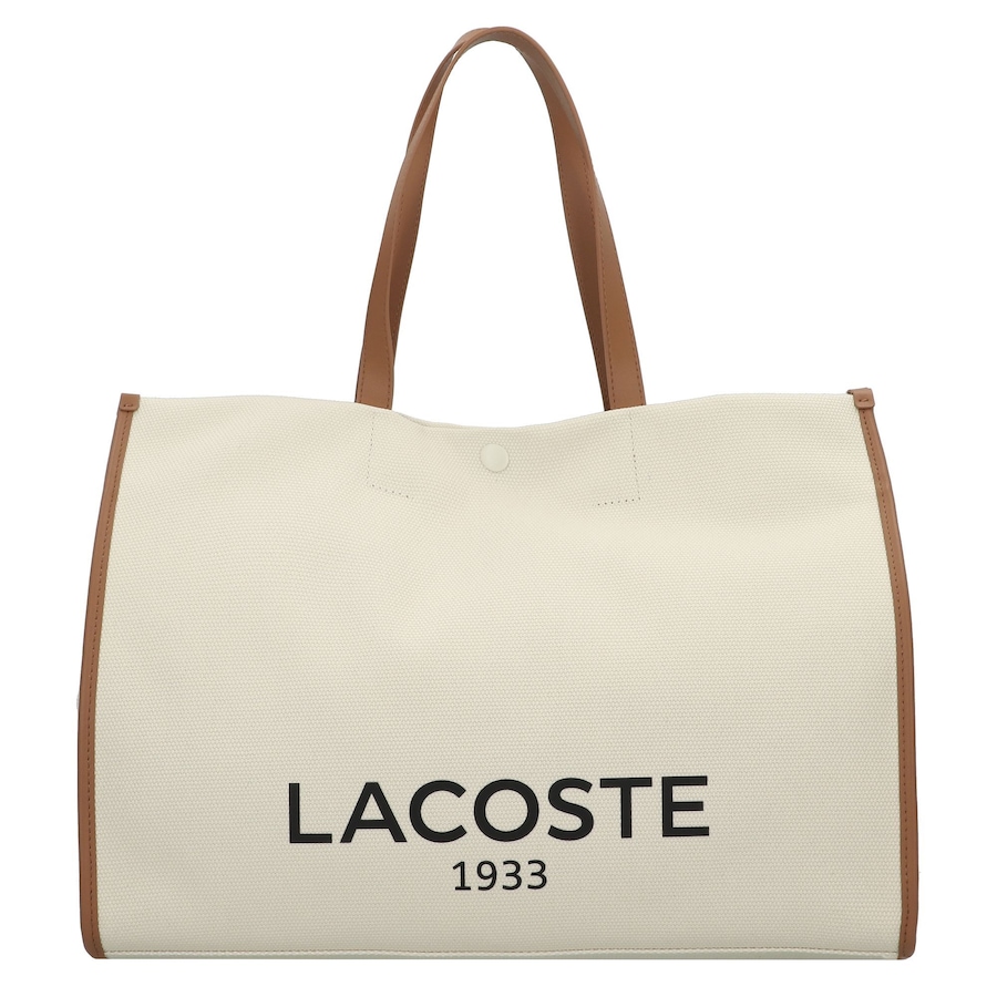 Lacoste Shopper Heritage Canvas L Shopping Bag natural tan Nude Damen