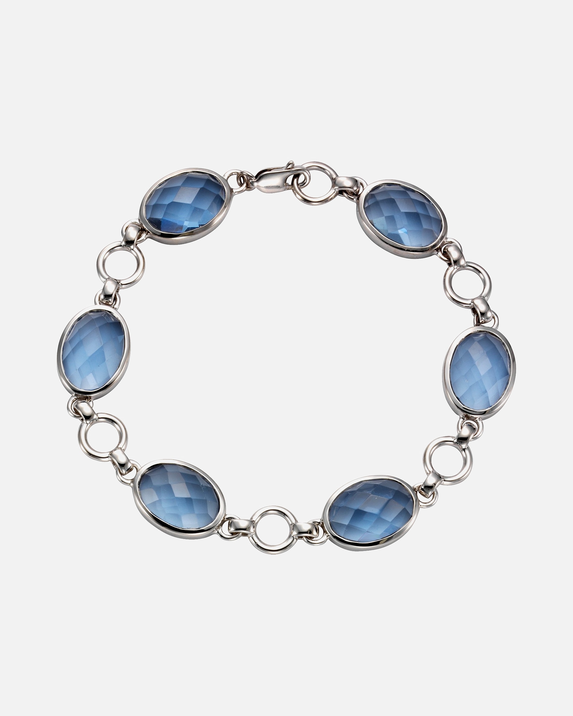 Armband für Weiblich Jamelli Armband 925er Silber silber/blau