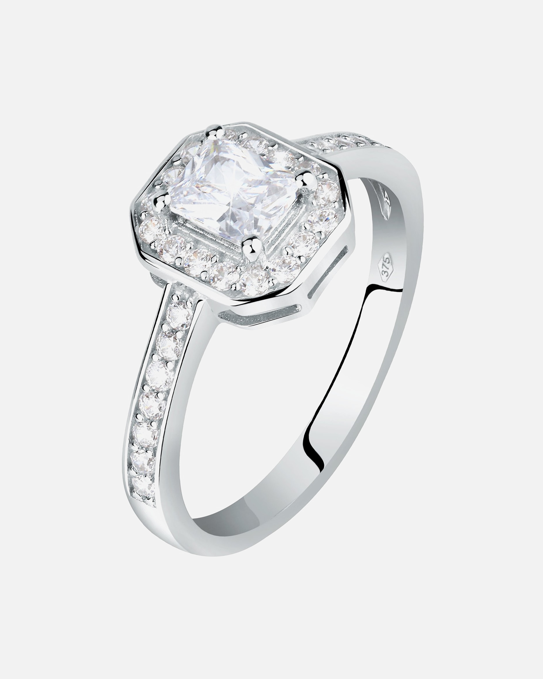 Ring für Weiblich CHRIST Damenring 375er Weißgold 58