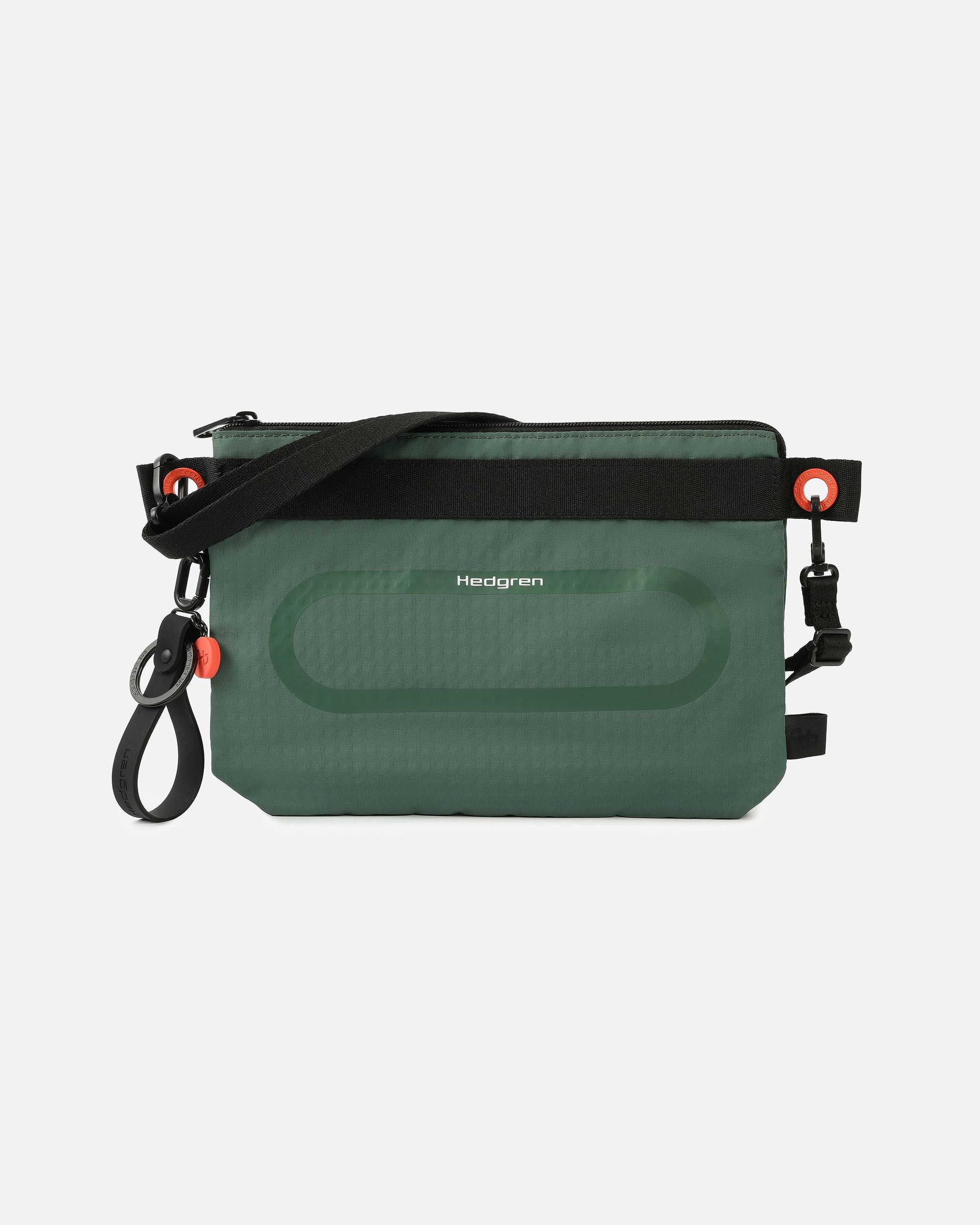 Clutch für Weiblich Hedgren Uni Umhängetasche duck green