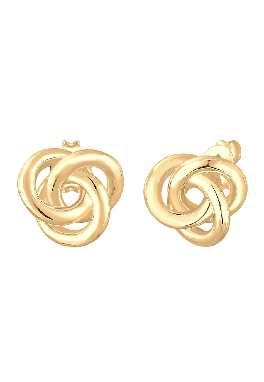 Elli Stecker Knoten Knot Basic Klassisch 925 Silber goldfarben Damen