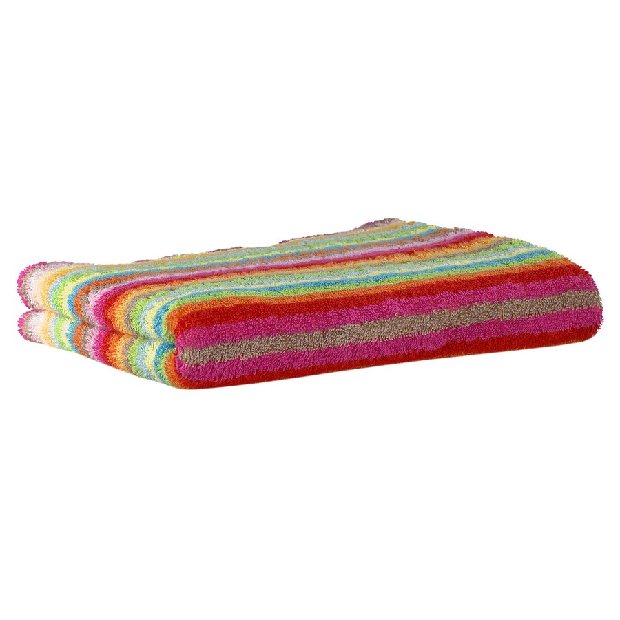 Cawö Waschlappen 1er Pack 'C Life Style multicolor' Multicolor Rot