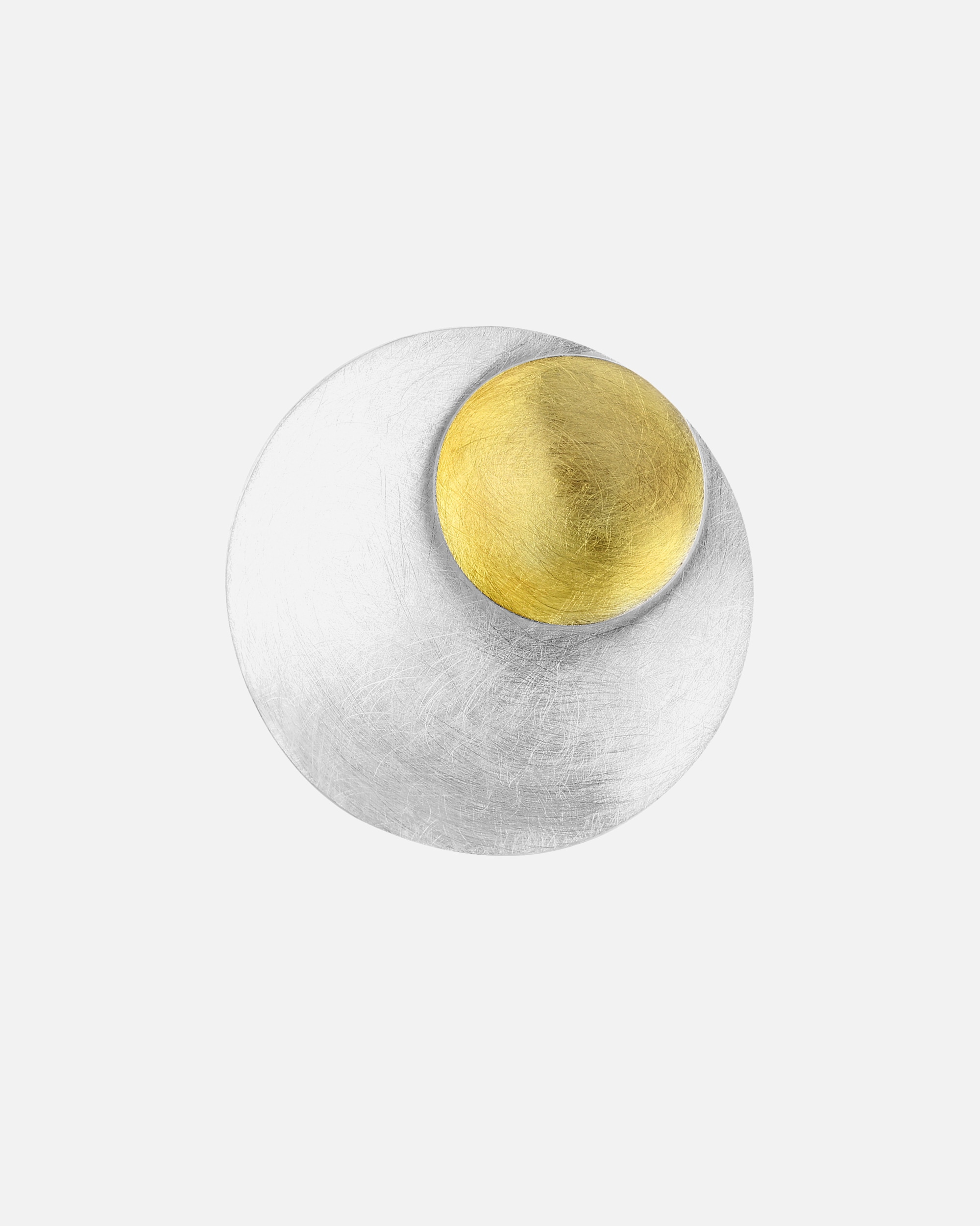 Schmuckanhänger für Weiblich Nenalina Schmuckanhänger Kreis Geo Bi-Color 925 Silber OneSize