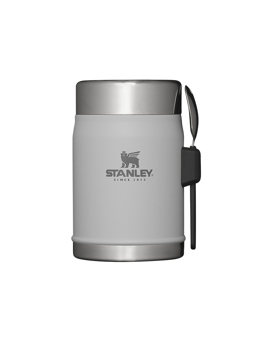 Stanley 1913 Thermo-Lunchbox - 0,4L CLASSIC LEGENDARY FOOD JAR + SPORK Ash 2.0 Grau