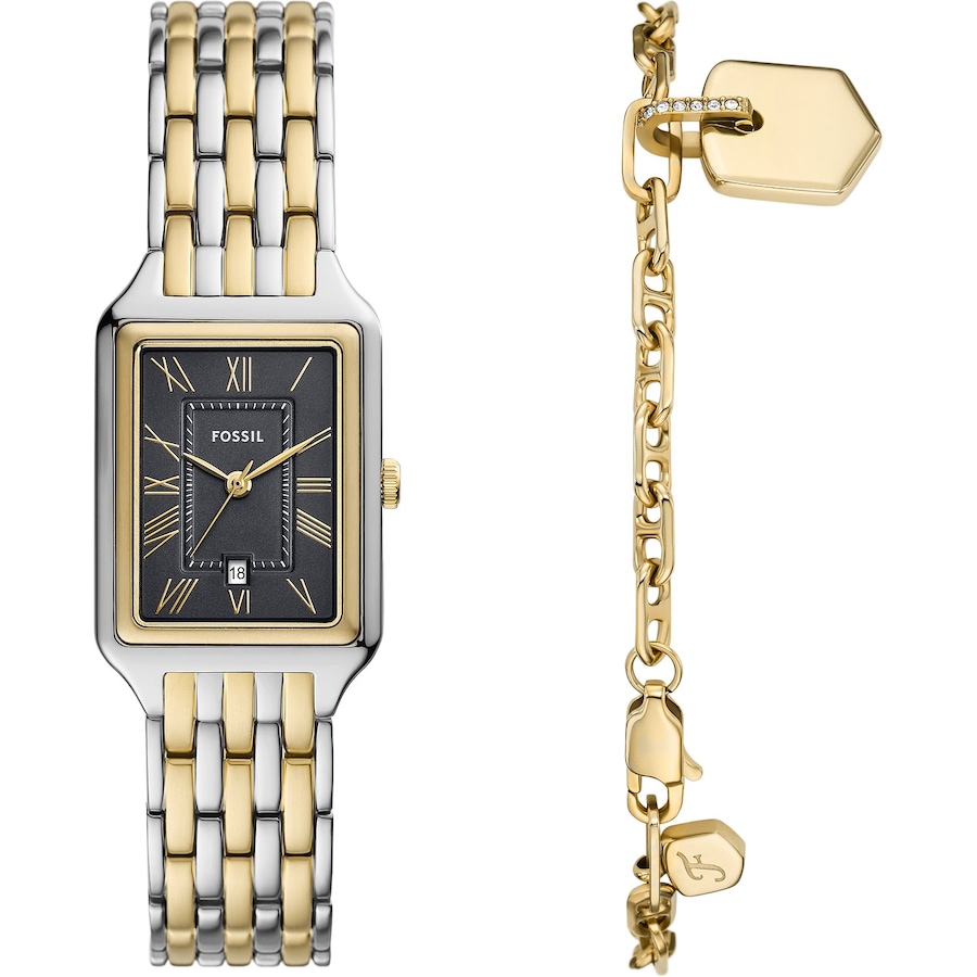 Fossil Uhren-Set Edelstahl One Size Damen