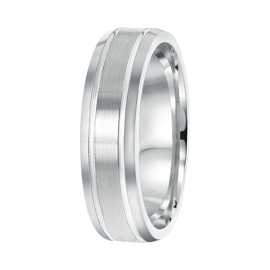 Lucardi Ringe 'Dubrovik' 925 Silber - silbern 58mm Herren