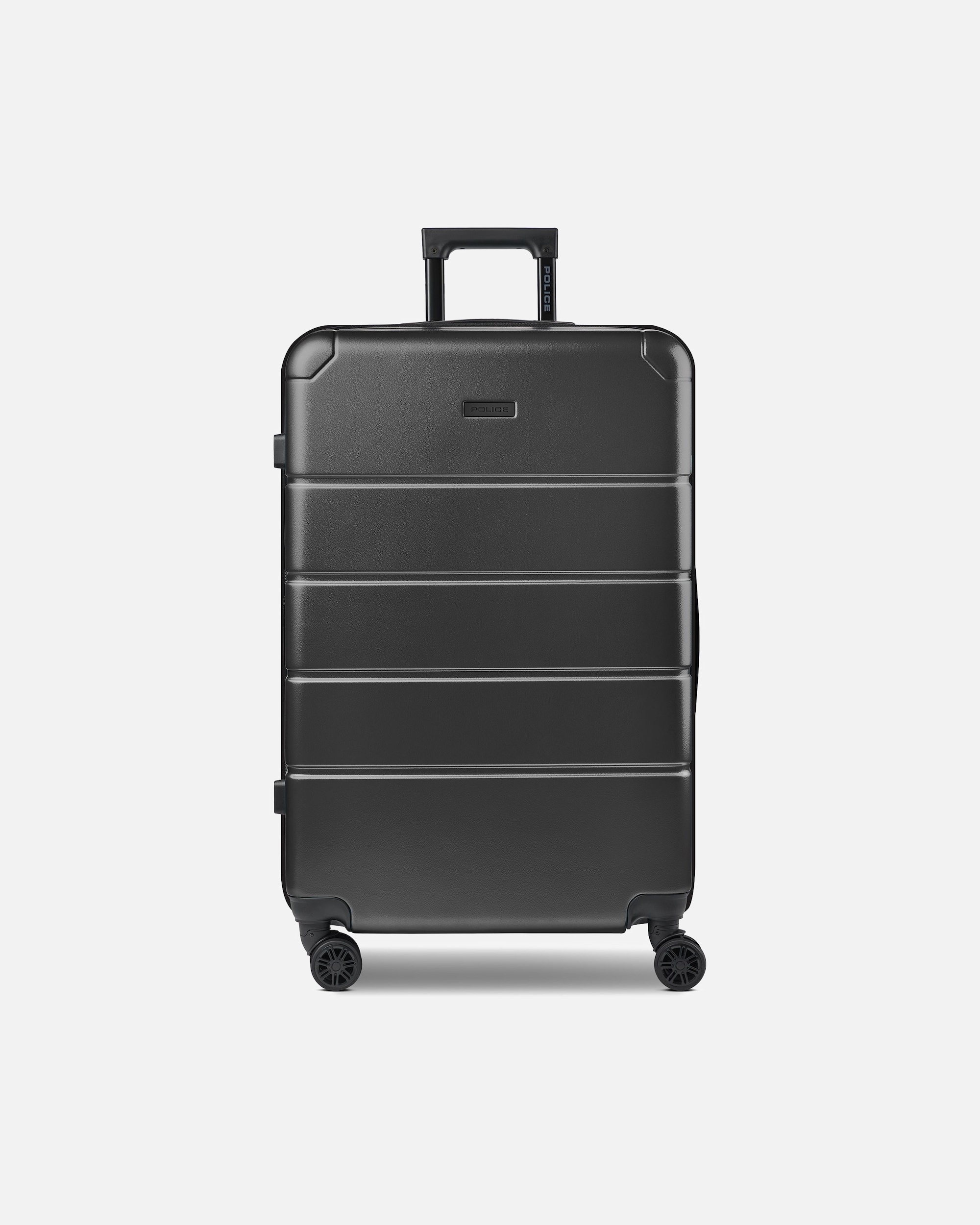 Trolley für Männlich Police Dublin 4 Rollen Trolley L 75 cm mit Dehnfalte black
