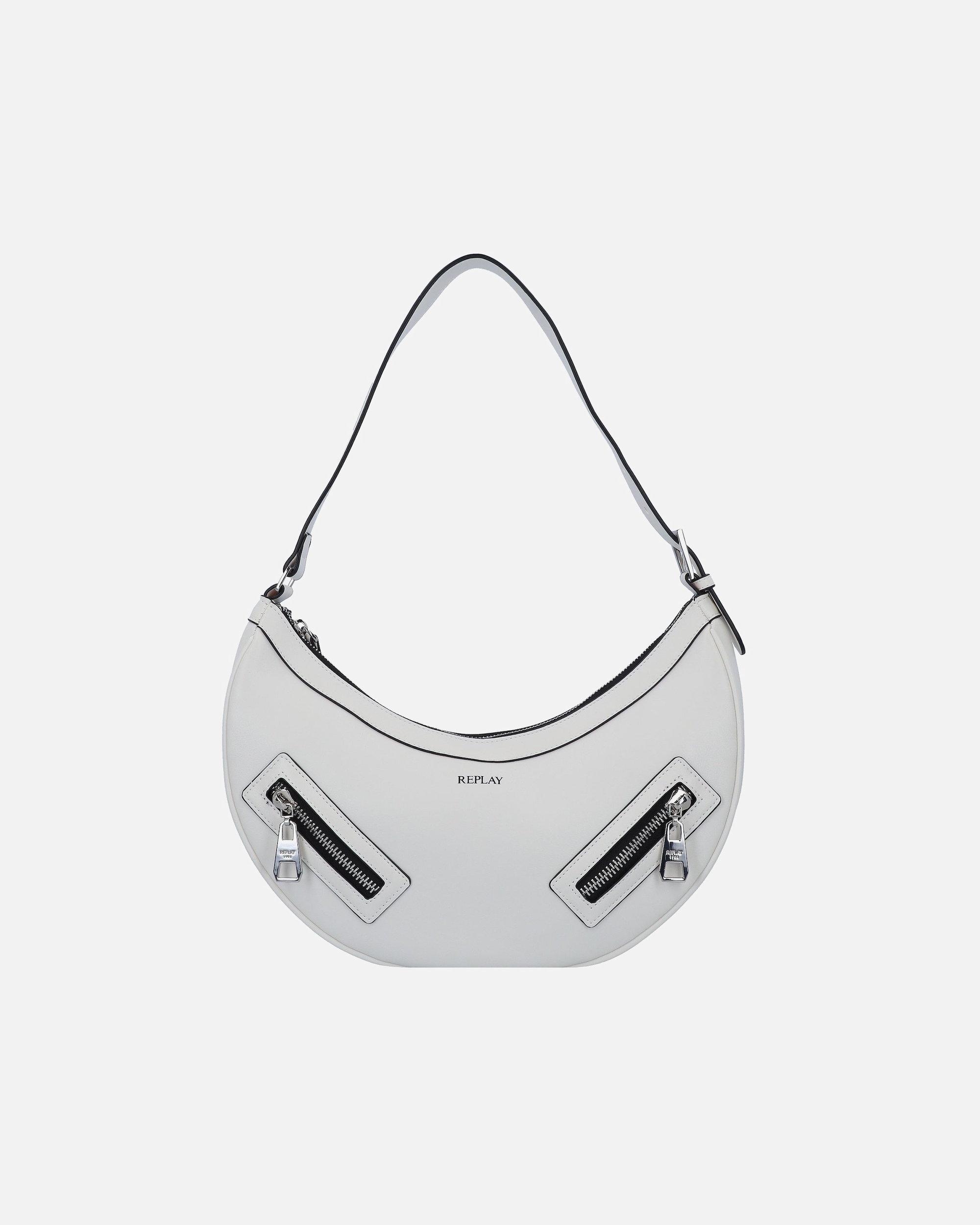 Handtasche für Weiblich Replay Schultertasche dirty white