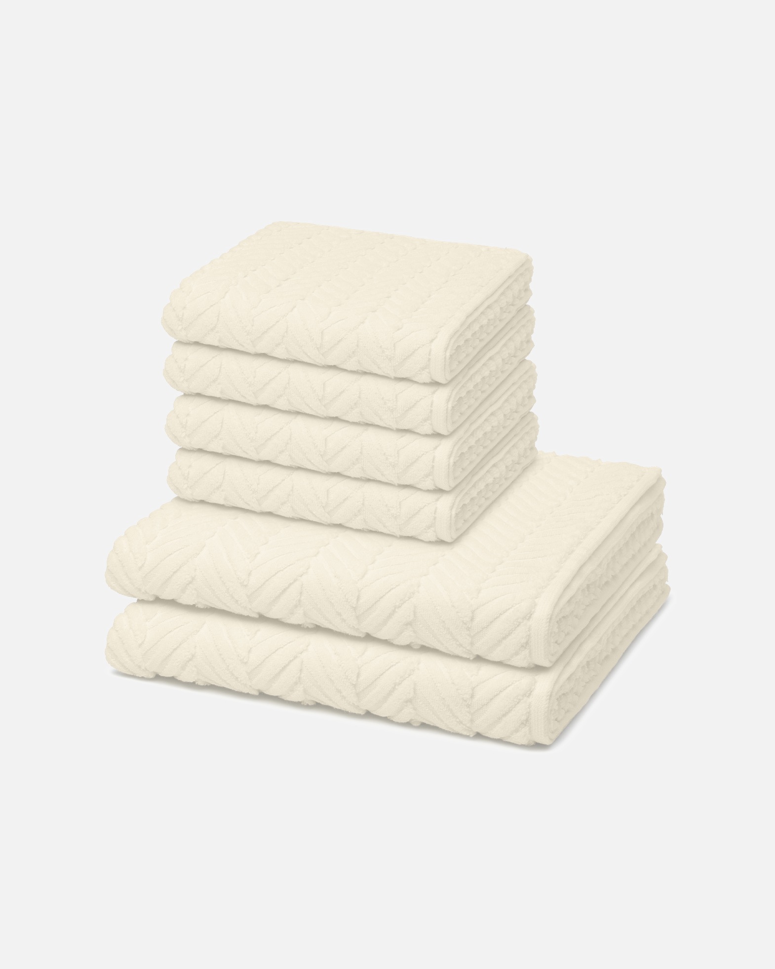 Handtuch für Unisex ROSS Sensual Skin 6-teilig Handtuch-Set Champagner