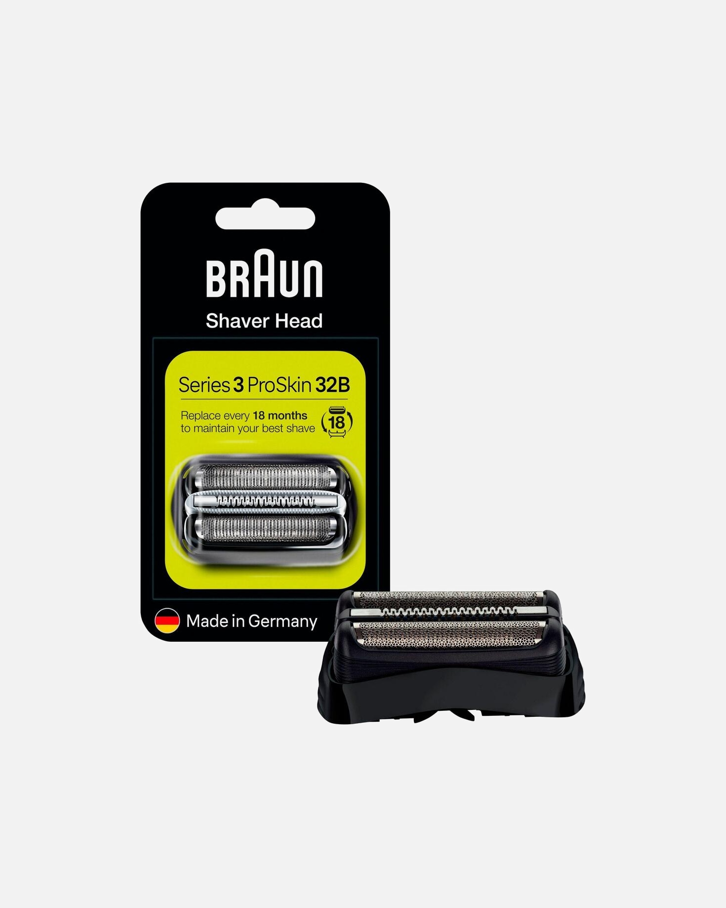 Elektrorasierer für Unisex Braun Series 3 32B in Schwarz 1 Stück