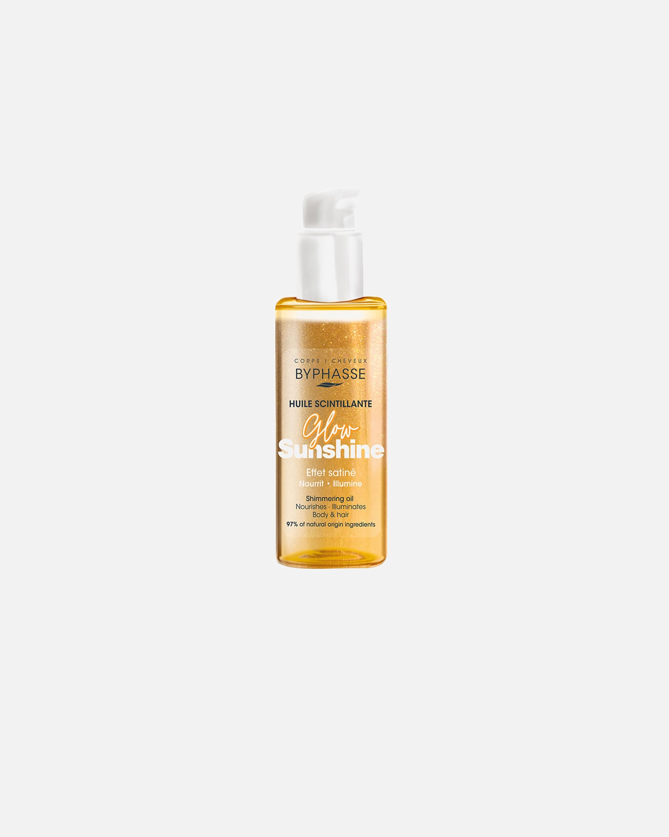 Körperöl für Unisex Byphasse GLOW SUNSHINE aufhellendes Öl 100 ml