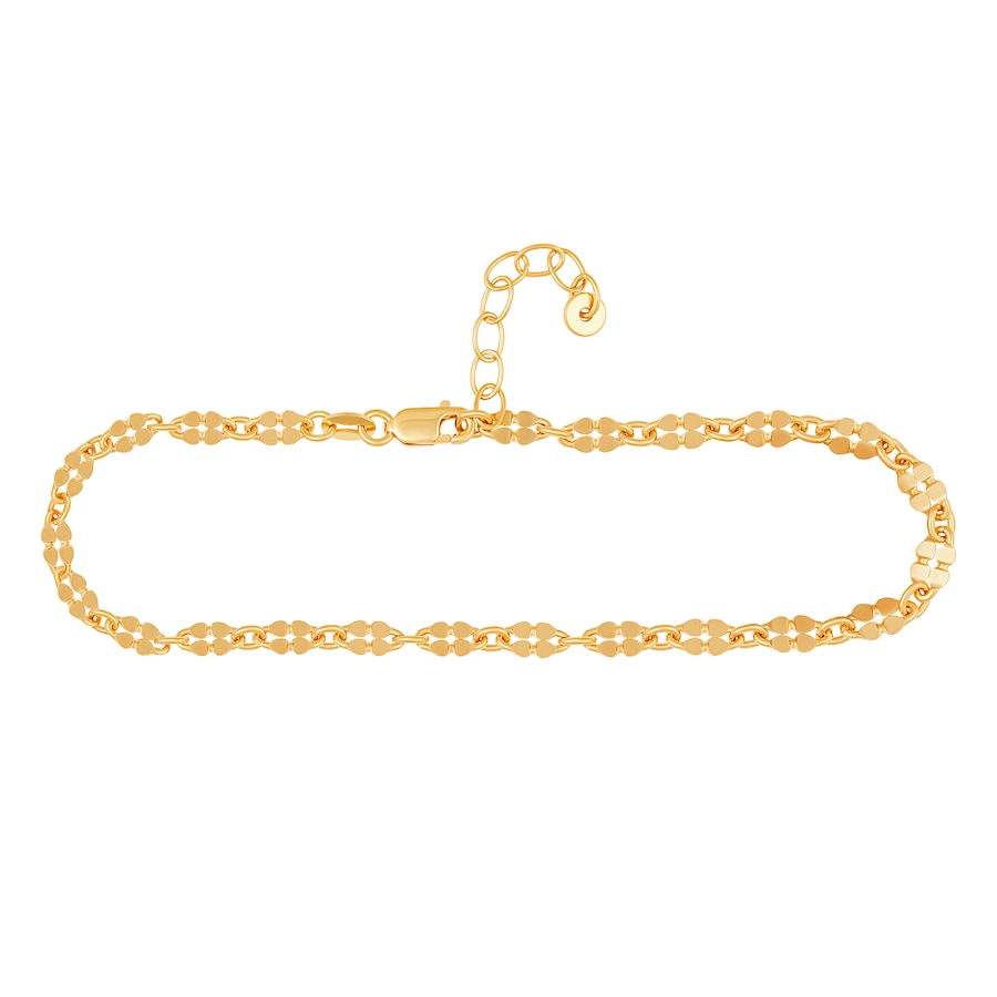 caï Fußkette 925/- Sterling Silber ohne gelb vergoldet Damen